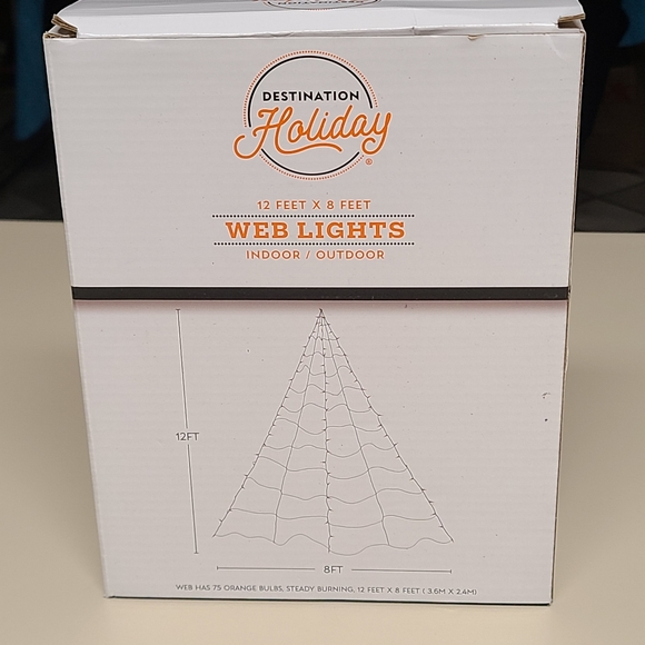 Orange Bulb halloween 12x8 feet indoor outdoor - Picture 3 of 6